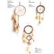 Fashion Wind Chimes Indian Style Feather Leather Gold Dream Catcher for Home Decor Hanging Decoration Nice Gift