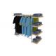 Middle Floor Standing Industrial Clothing Rack , Mobile Light Duty Clothing Storage Racks