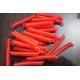Traslucent Red Short Length Plastic Sprial Key Coil Tether Part Ready for Connecting