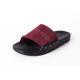Indoor Mens Leather Open Toe Slippers , Summer Mens Toeless Slippers