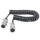 7 Pin Trailer Connector Cables Coil Diameter 50mm Direct Supply for Truck Accessories