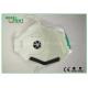 Folded disposable hospital masks for sickness , Soft  polypropylene materials