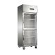 Upright Glass Door Commercial Kitchen Refrigerator Free Standing Installation