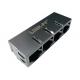 XFATM9N-COMBO4-2MS 10/100Base-T 4 Ports Rj45 Modular Pcb Jack Side Entry