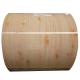 ASTM Standard Full Hard Manufacture PPGI Coil White Color Wood Grain Printed 0.45mm Color Coated Steel Coil