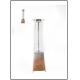 Glass Tube Triangle Patio Heater Powder Coated Any Color Available Mobile Design