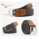 alloy 3.5cm Fabric Web Belt Leather Needle Buckle Belt