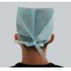 Single Elastic Disposable Surgical Cap Disposable Scrub Hats With Absorbable Tape