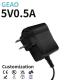 5V 0.5A Wall Mount Power Adapters Commercial for Universal Power Supply Adapter Commercial