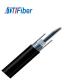 8 Fiber Count Fiber Optic Wire Cable Black Outdoor Aerial GYXTW Singlemode