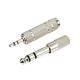 1/ 4 Inch Male to 3.5 mm Female Stereo Adapter Plus Termination Style