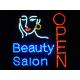 530x450mm customised logo colorful led OPEN sign for store