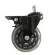 Office Chair Caster Universal Wheel Silent PU Wheel Caster With Brake 2 Inch