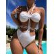 Full Length Water Resistant Ladies One Piece Swimsuit Pure Color In Stock