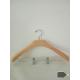 5 stars hotel shirt wooden cloth hanger with natural color