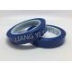 High Performance Adhesive Polyester Tape , Flame Retardant Blue Insulation Tape