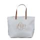 Reusable Shopping Handle Natural Burlap Cotton Jute Bag