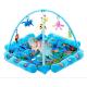 Seabeach Blue Baby Play Gyms And Mats with Plastic and Stuffed Toys