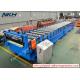 Popular Roof Panel Roll Forming Machine PLC Control With 1450 mm Input Width