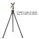 Height 1.65m Tripod Stand With Rubber Feet Quick Release Plate Folded Length 100cm