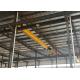 Single girder overhead travelling crane with wire rope electric hoists