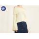 Off Shoulder Big Sleeve Cuff Womens Knit Pullover Sweater / Ladies Cable Knit Jumper