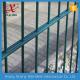 Professional Double Wire Fence / Twin Wire Mesh Fencing Square Hole Shape