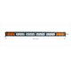180W single row LED Car Light Bar Waterproof  with Amber / White Color for Off road vehicle