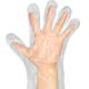 Disposable Plastic Gloves Powder Free Clear Polyethylene For Cleaning , Hair Coloring