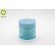 Luxury Acrylic Plastic Empty Container For Cream / Face Mask 80g Blue Color