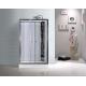 White ABS Tray Chrome Profiles Rectangular Shower Cabins 1200 X 800 X 2250 mm