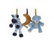 Colorful Grouping Newborn Plush 100% Polyester Material Hanging Type