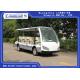 Small Electric Shuttle Car , 14 People Electric Sightseeing Bus Max.Speed 28 km/h