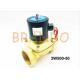 Direct Drive Pneumatic Water Valve / Solenoid Control Valve 2W500-50 With 2 Pipe