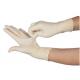 White Disposable Medical Latex Gloves Non Sterile Pvc Coated Laboratory Use