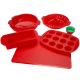 Silicone Bakeware Set 18-Piece Set including Cupcake Molds, Muffin Pan, Bread Pan, Cookie Sheet, Bundt Pan