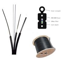 Plywood Drum FTTH Drop Fiber Optic Cable Singlemode KFRP Strength Member