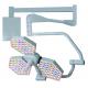 120000 LUX 96 Ra Wall Mounted Operating Room Lamp With Adjusting Color