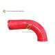 Lengthened Concrete Pump Pipeline Twin Wall Elbow 125*R275-90°+211mm