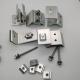 Durable Aluminum Frame Solar Rail Clamps For Modern Apartment PV Systems
