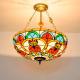 European Mediterranean style Tiffany chandelier ceiling lights gold(WH-TF-49)