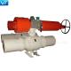 Pneumatic Actuator Fully Welded Ball Valve Union Melt Welding Technics