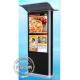 IP65 43 inch Android Touch Screen Kiosk 2500 nits Road Sign Roof Protection Way Finder