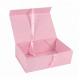 custom pink baby children apparel gift box  wedding dress folding gift box