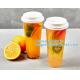 Factory direct sale biodegradable CPLA plastic coffee paper cup lids 60 70 80 90 115mm,90 CPLA dome paper cup plastic li