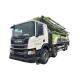 Used Truck Mounted Concrete Pump Truck With Scania Chassis 56 Meters