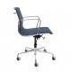 Adjustable Luxury Executive Office Chair / Dark Blue Desk Chair With Five Wheels