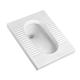 Toilet Customized Size Squatting Pan 100% Ceramic Material
