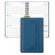 Night Blue 80GSM Paper Mini Weekly Planner Plastic Ruler Attached