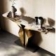 Glossy Finish Rectangular Entryway Console Table 120cm/150cm